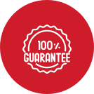 100% guarantee
